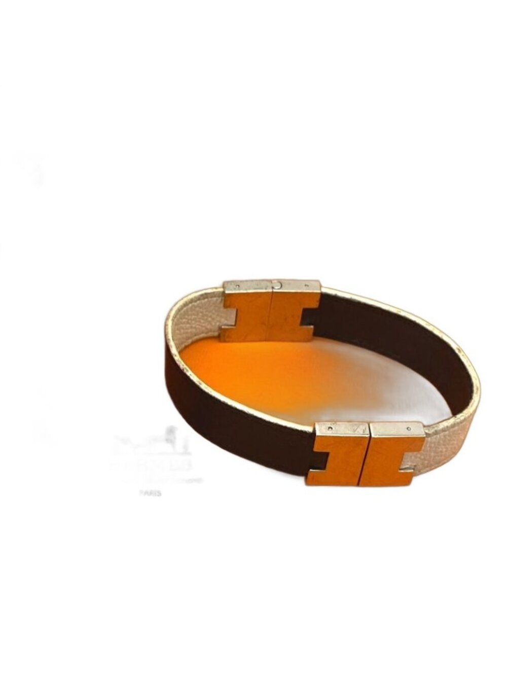 Hermes Bracelet Lurie Leather H Logo